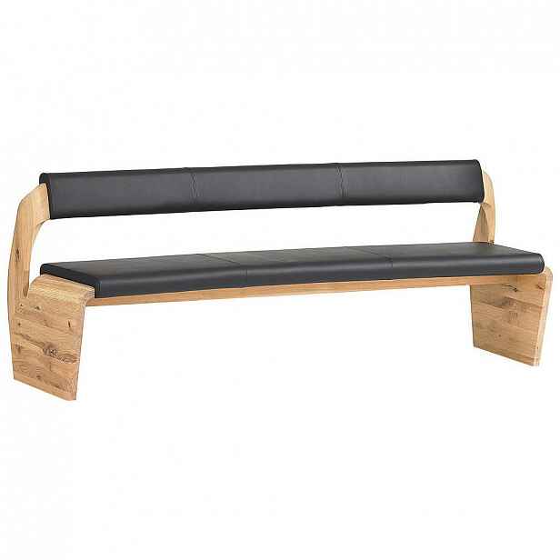 Voglauer Sedací Lavice, Dub, Černá, Barvy Dubu - 227/84/69,6 CM