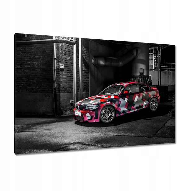 Obrazy 120x80 Červené Bmw
