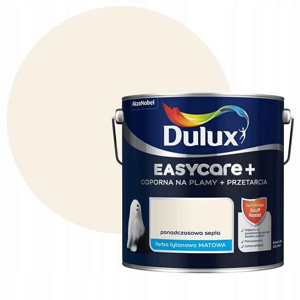 Dulux EasyCare Plus Barva Nadčasová Sepia 2,5L
