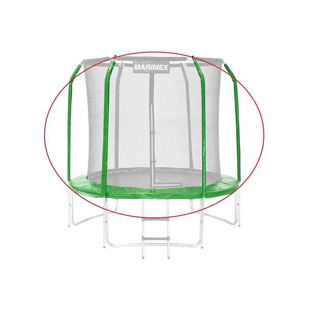 Marimex | Sada krytu pružin a rukávů pro trampolínu 244 cm - zelená | 19000779