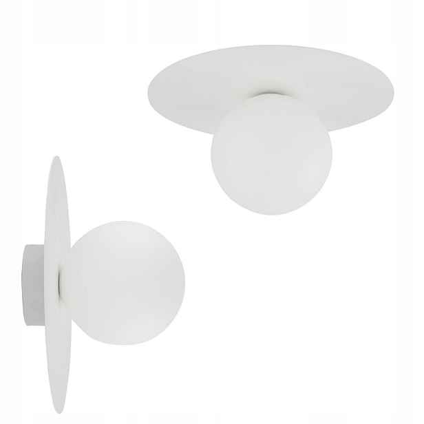 Nástěnné svítidlo s bílým skleněným stínidlem Pixi White G9 Tk Lighting