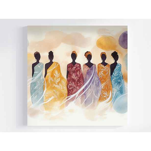 Obraz Na Plátně Canvas Postavy Ženy Dívky Afričanky Etno 50x50