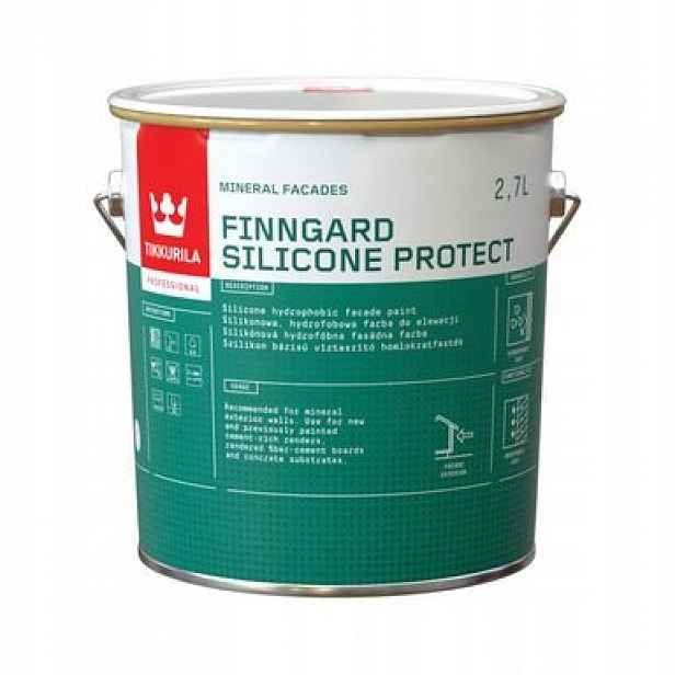 Tikkurila Finngard Silicone Protec Fasadová 2,7 l C Bezbarvá Pro Barvení