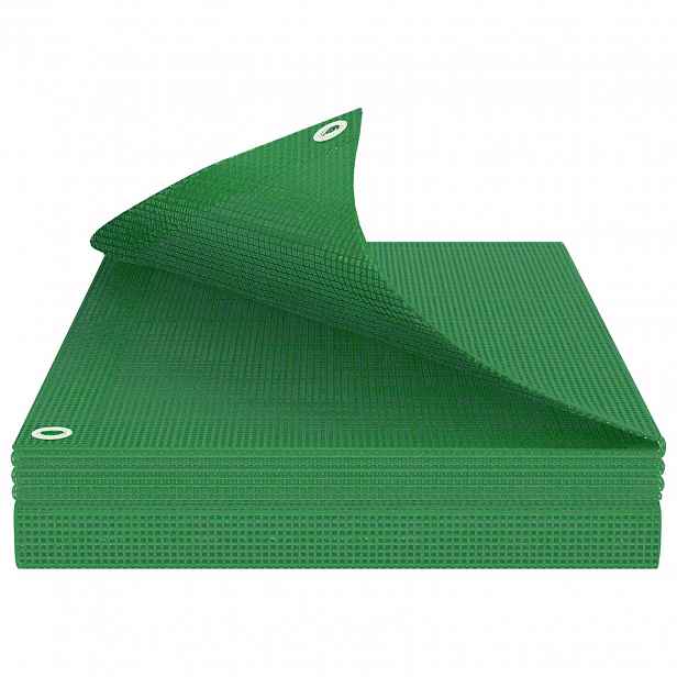 vidaXL Plachta s oky Zelená 6 x 8 m 140 gsm PE