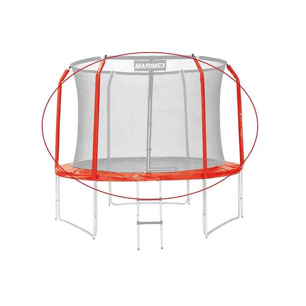Marimex | Sada krytu pružin a rukávů pro trampolínu 305 cm - červená | 19000774