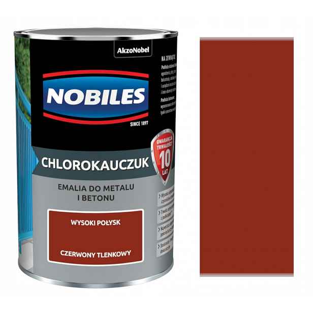 Nobiles Chlorkaučuk Smalt 5 L Červený Oxidový