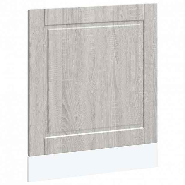 vidaXL Panel na myčku Porto šedý sonoma 60x1,5x57 cm kompozit