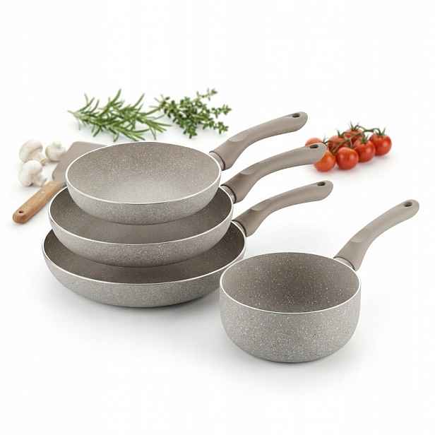 Sada Pánví Indukce Plyn 20 cm 24 cm 28 cm Rendlík 16 cm Nepřilnavá