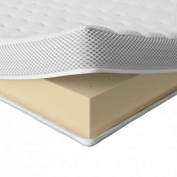AM Qualitätsmatratzen LATEXOVÝ topper 150/220 cm - výška 6 cm a potah z tencelu