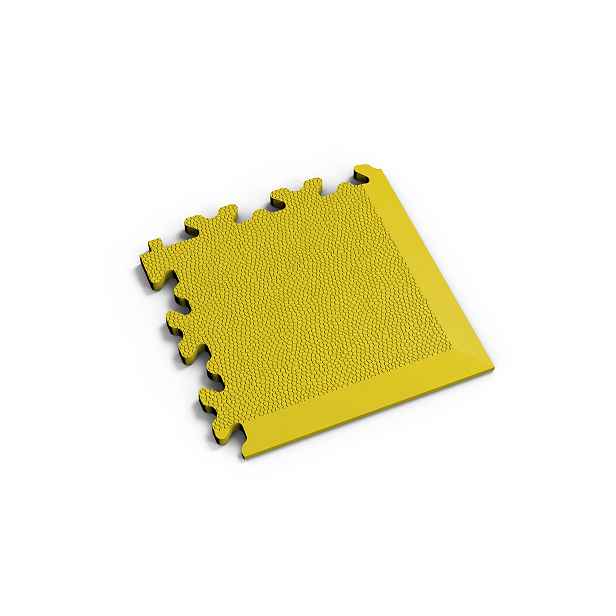 Dlaždice rohová Fortelock Machine industry kůže YELLOW