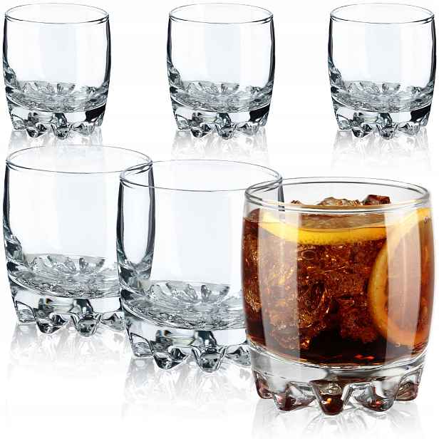 Sklenice Na Drinky Nápojových Šťáv 6 Ks. 300ML