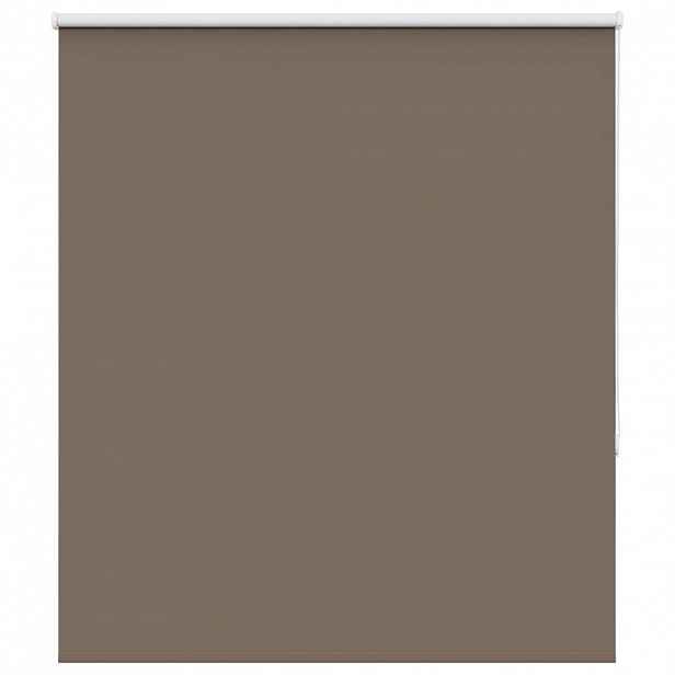 vidaXL Roleta zatemňovací Káva 140x175cm Šířka látky 136,6cm Polyester