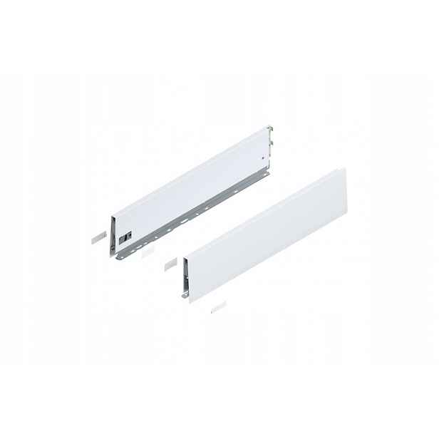 Blum 470K5502S Bok Merivobox, výška K (129 mm), délka 550 mm, bílý mat