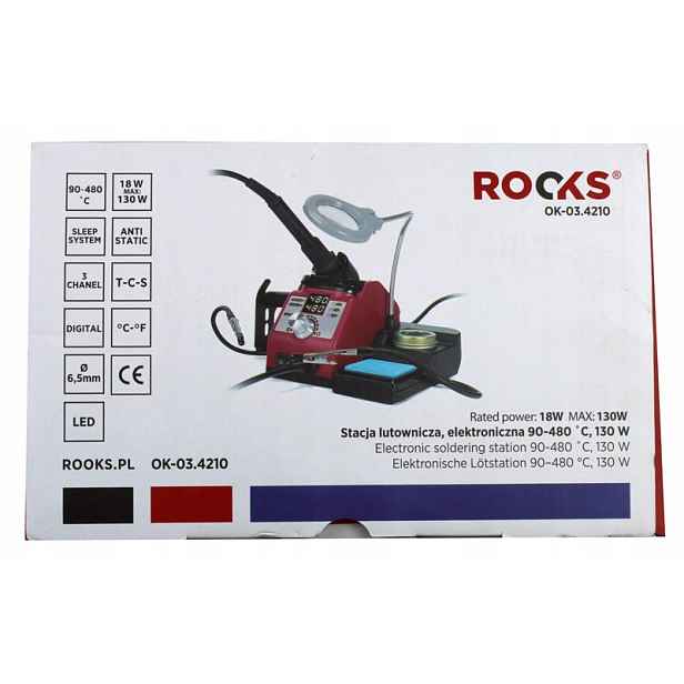 Pájecí Stanice, Elektronická 90-480 °C, 130 W, 230 V