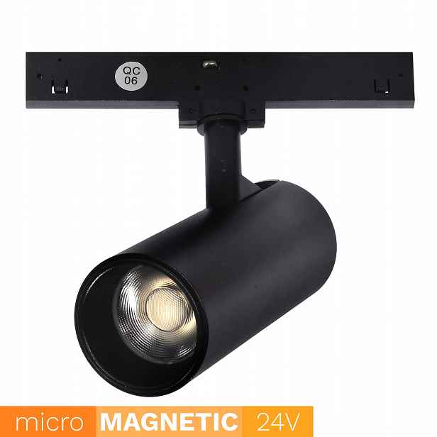 Spotový reflektor pro magnetické lišty UN5-L33 Micro Magnetic 6W 4000K černý