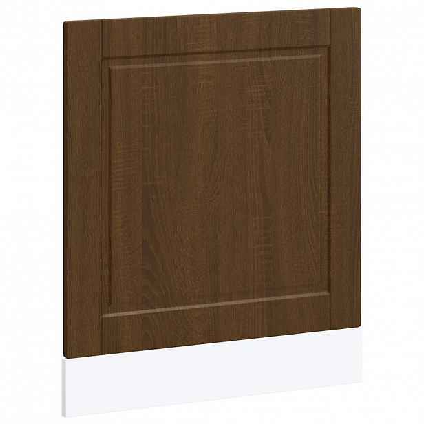 vidaXL Panel na myčku Porto hnědý dub 60x1,5x57 cm kompozitní dřevo