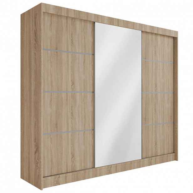ALTDECOR ŠATNÍ SKŘÍŇ PAOKI – 250 cm – Sonoma dub