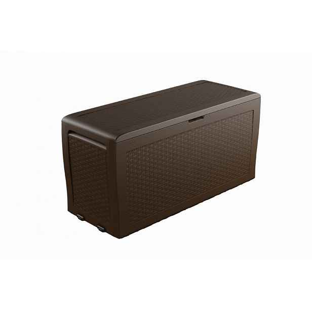 KETER Zahradní box Samoa Rattan Box 270L, hnědý