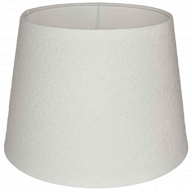Stínítko kužel E27 bílé Boucle 30 40 h28 cm Zavinovací okraje Venosa