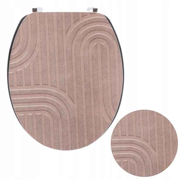 Stylová Wc Sedátková Deska 46x37,5 Moderní do koupelny univerzální klapka