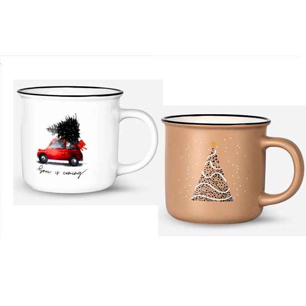 VERONI - Hrnek vánoční 380ml Paul různé motivy