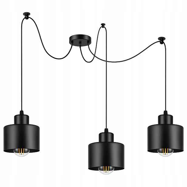 Závěsná Stropní Lampa Lustr Pavouk Edison Loft