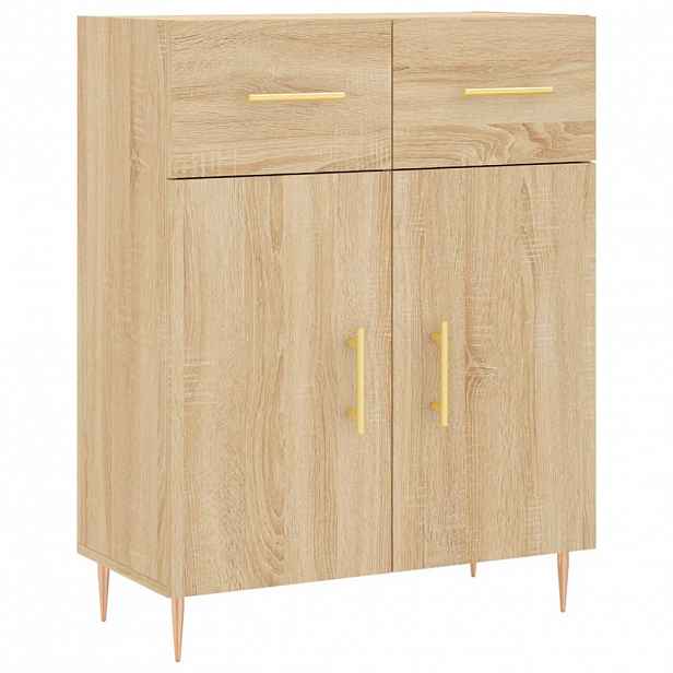 vidaXL Příborník dub sonoma 69,5 x 34 x 90 cm kompozitní dřevo
