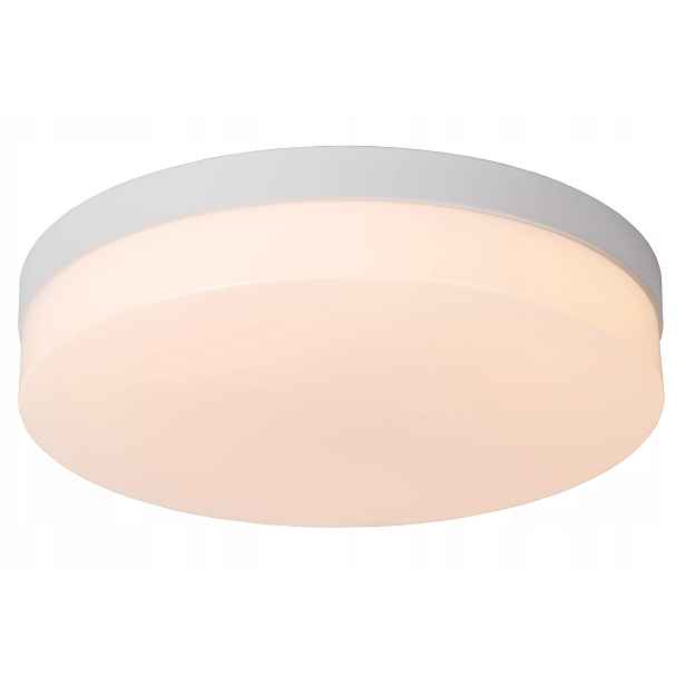 Stropní Svítidlo do koupelny bílý kulatý 35 cm teplá barva IP44 Lucide
