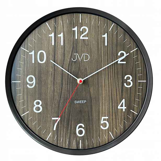 Tiché Elegantní Nástěnné Hodiny Jvd HA17.3 fi 33 cm