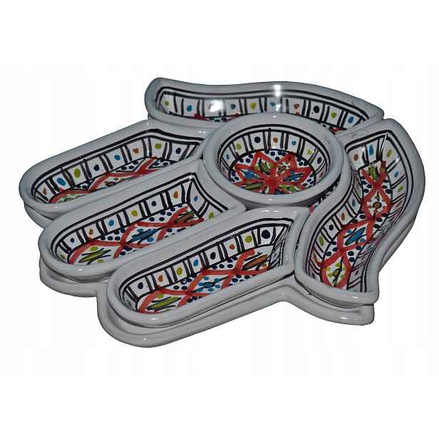 Meze Set pro Mezze Meze Fatima Maroko Tunisko Hamsa
