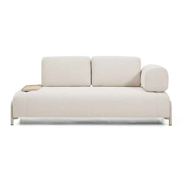 Béžová žinylková modulární pohovka 200 cm Compo – Kave Home