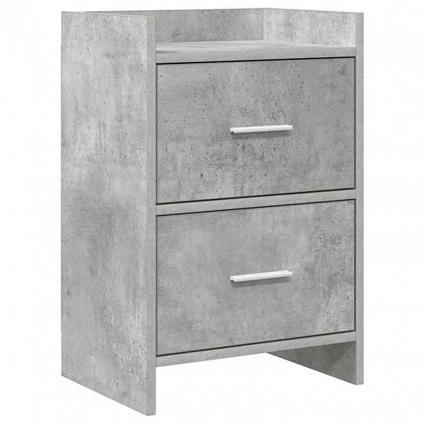 vidaXL Noční stolky Betonově šedá 40 x 30 x 60 cm Kompozitní dřevo