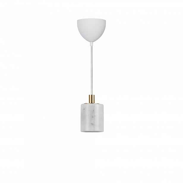 Bílá závěsná lampa Siv s regulací plynulých linií v chodbě Nordlux Nordlux