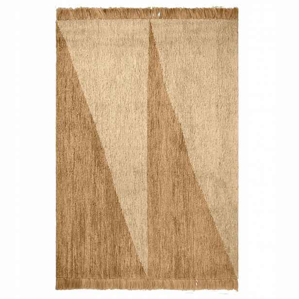 Koberec jutový Ferm Living Studie ručně vyrobený, přírodní, 240 x 170 cm