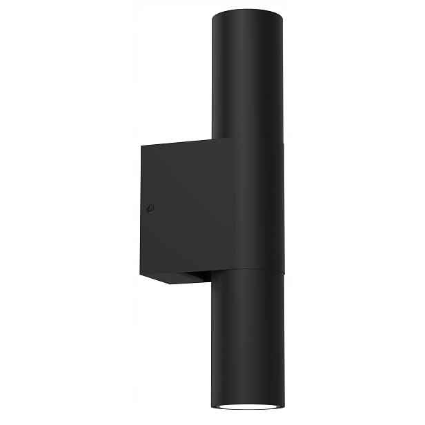 Nástěnné svítidlo Wall Černé 2xGU10 elegantní nástěnné osvětlení