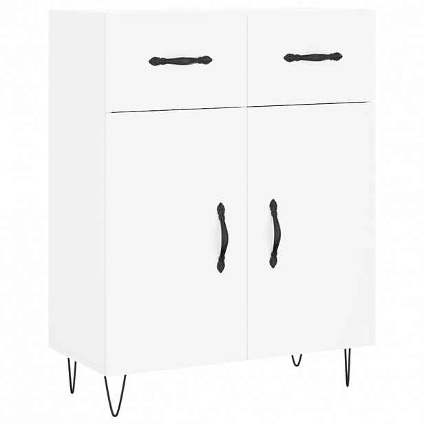vidaXL Příborník bílý 69,5 x 34 x 90 cm kompozitní dřevo