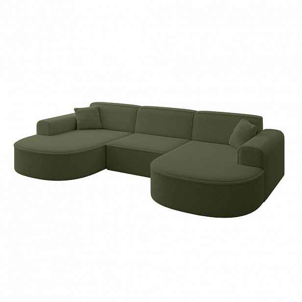 ALTDECOR SEDACÍ SOUPRAVA MARI-U1 – 303 x 171 x 79 cm, zelená buklé