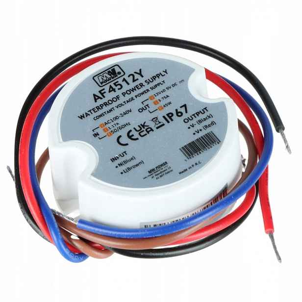 Impulsní Napájecí Zdroj 12V/3.75A-TP-V2 Mw Power