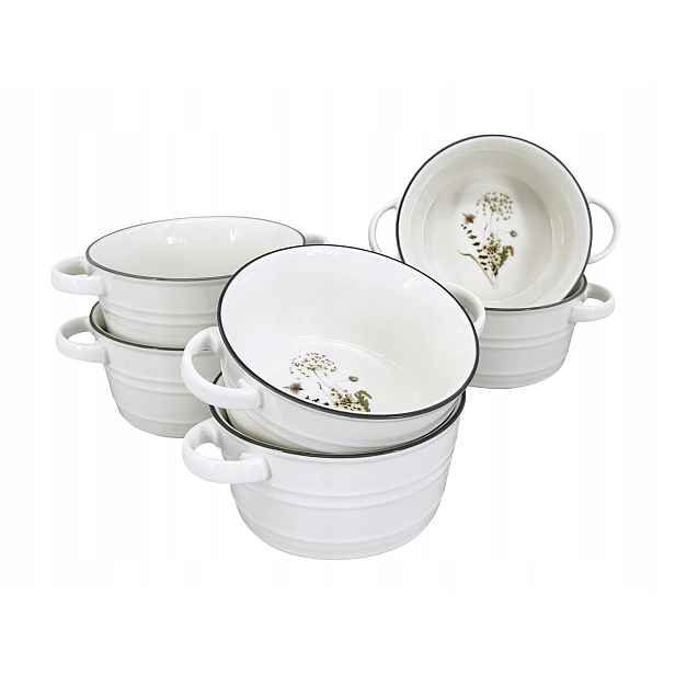 Porcelánová miska kompotová Nostalgie Meadow, 12cm, sada 6 ks