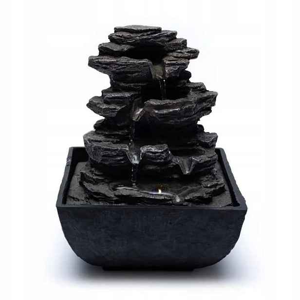 Rock water fountain lampička fontána 18 cm