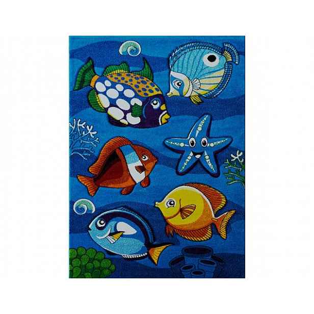 Dětský kusový koberec Smart Kids 22308 Blue