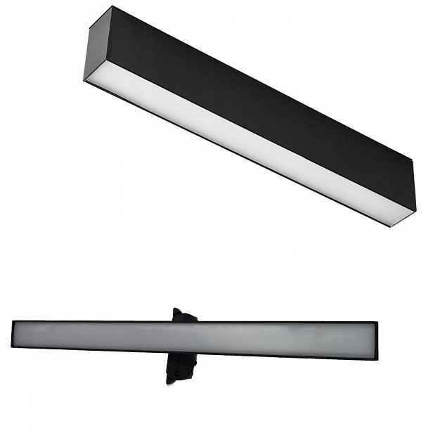 Lampa pro 1-okruhový kolejnicový systém černá Led 4000K Light Prestige