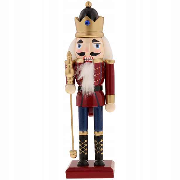 Louskáček Ze Dřeva Král 25 CM 116