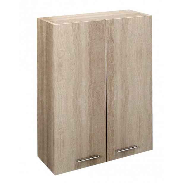 Aqualine Keramia Fresh - Horní skříňka ZOJA, 50x76x23 cm, dub platin 51304