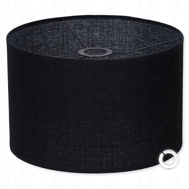 Černé Stínidlo na lampu, závěsné, 35 cm