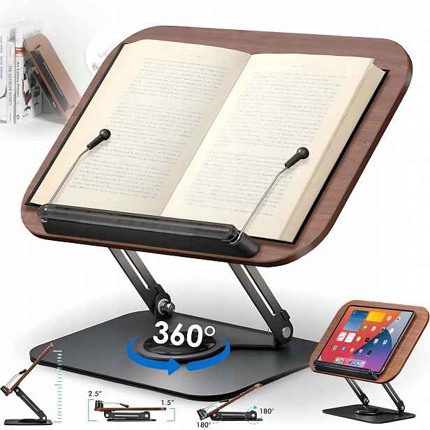 Podstavec Pod Knihu Tablet Notebook Pro Čtení Vaření, Skládací Stojan