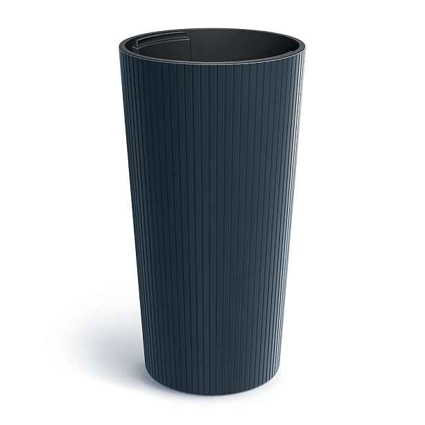 Prosperplast Květináč Lamie Slim antracit, varianta 30 cm