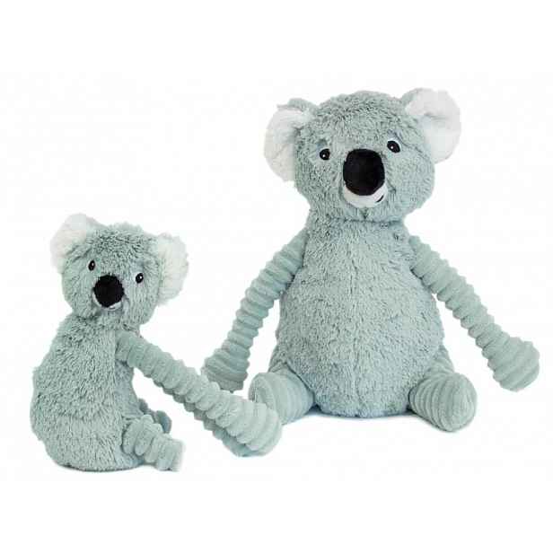 Les Déglingos Plyšový koala - máma s miminkem barva: mintová