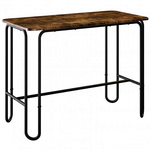vidaXL Jídelní stůl 100 x 50 x 75 cm Kompozitní dřevo Kouřový dub