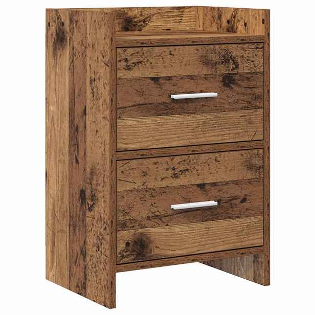 vidaXL Noční stolky Staré dřevo 40 x 30 x 60 cm Kompozitní dřevo